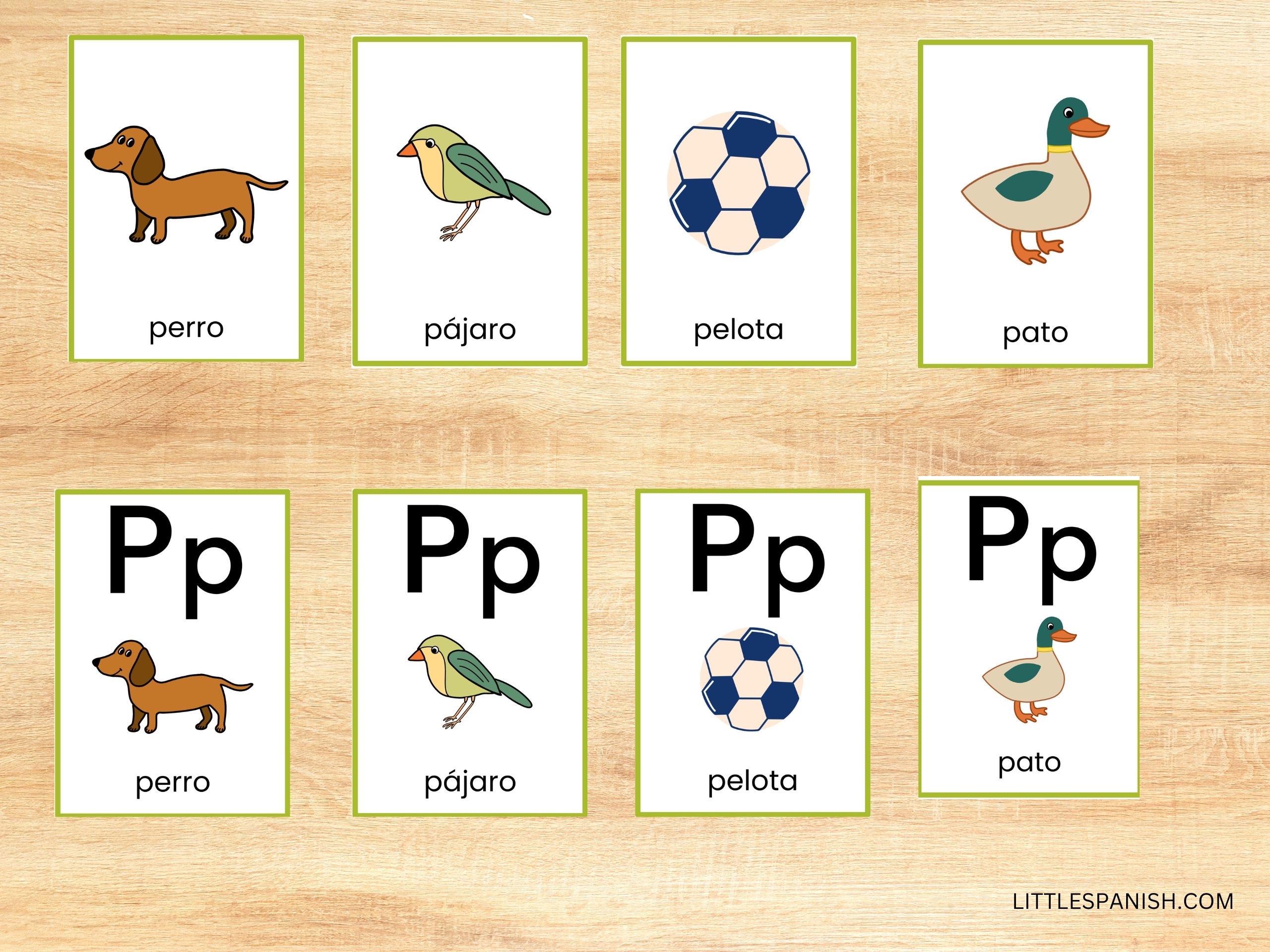 Spanish Printable Alphabet Flashcards Fun Pack Little Spanish