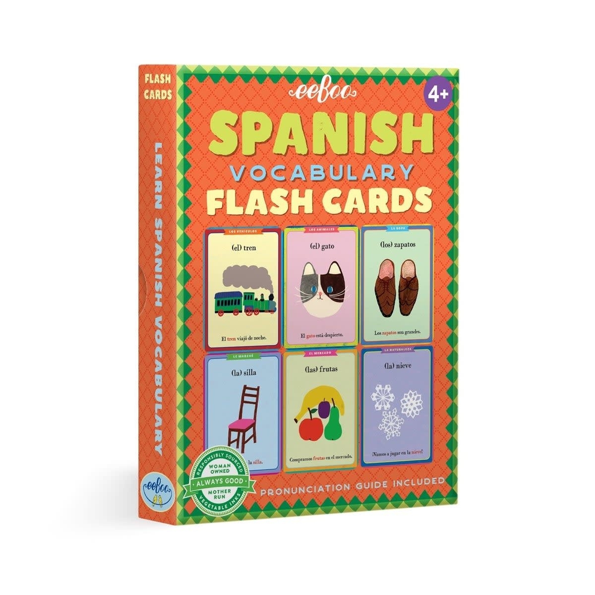 Spanish Vocabulary Flash Cards Linden Tree Books