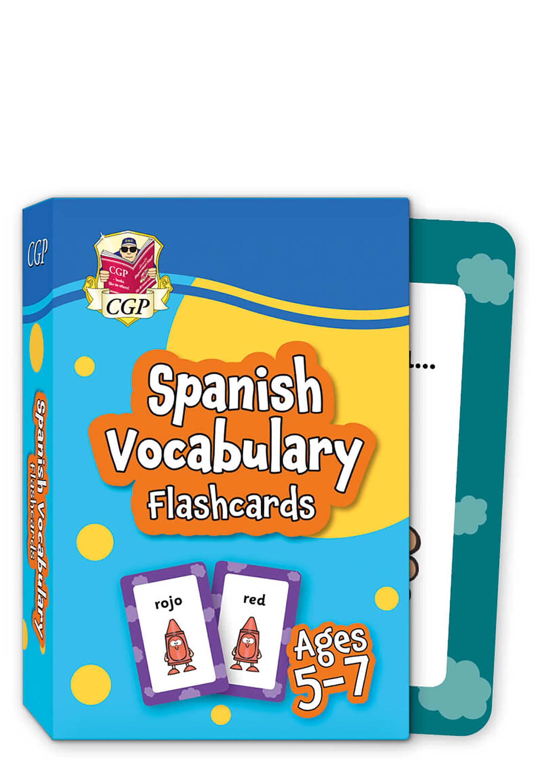 Spanish Vocabulary Flashcards For Ages 5 7 with Free Online Audio CGP Books