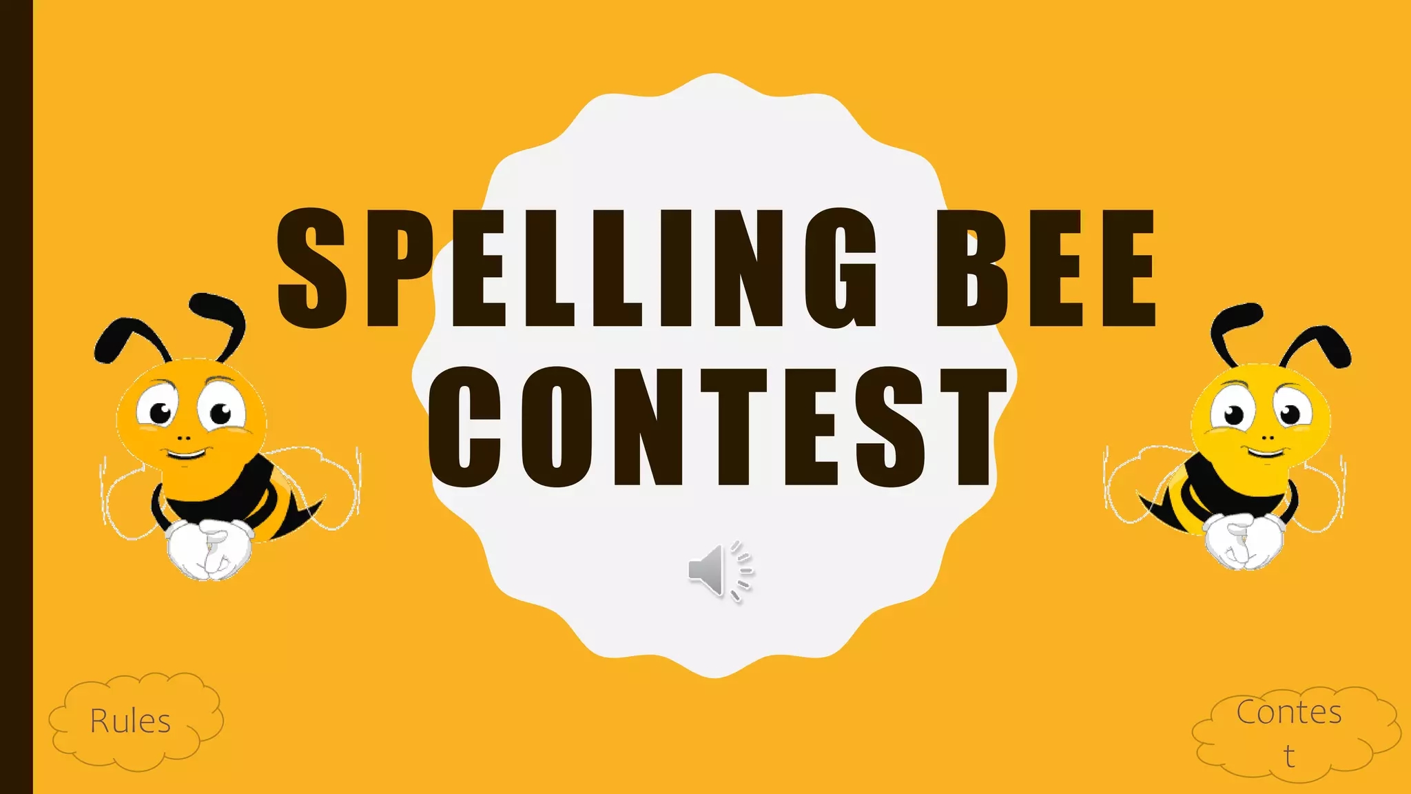 spelling bee flashcards