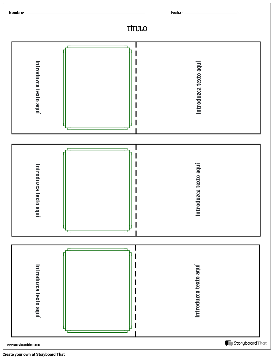 Storyboard That Flashcards Plantillas Gratuitas Y Personalizables