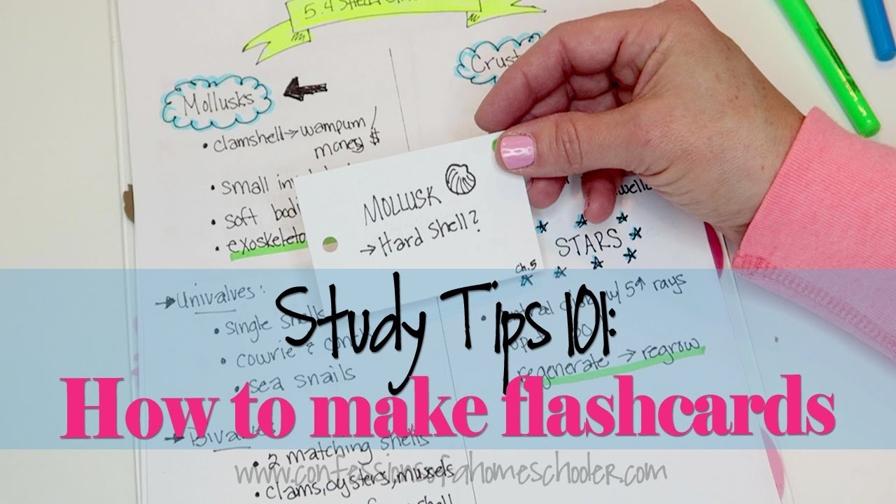 Study Tips 2 How To Make Effective Flashcards YouTube