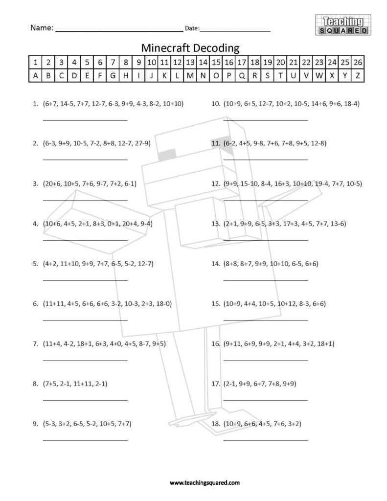 Super Math Land Instructions Teaching Squared
