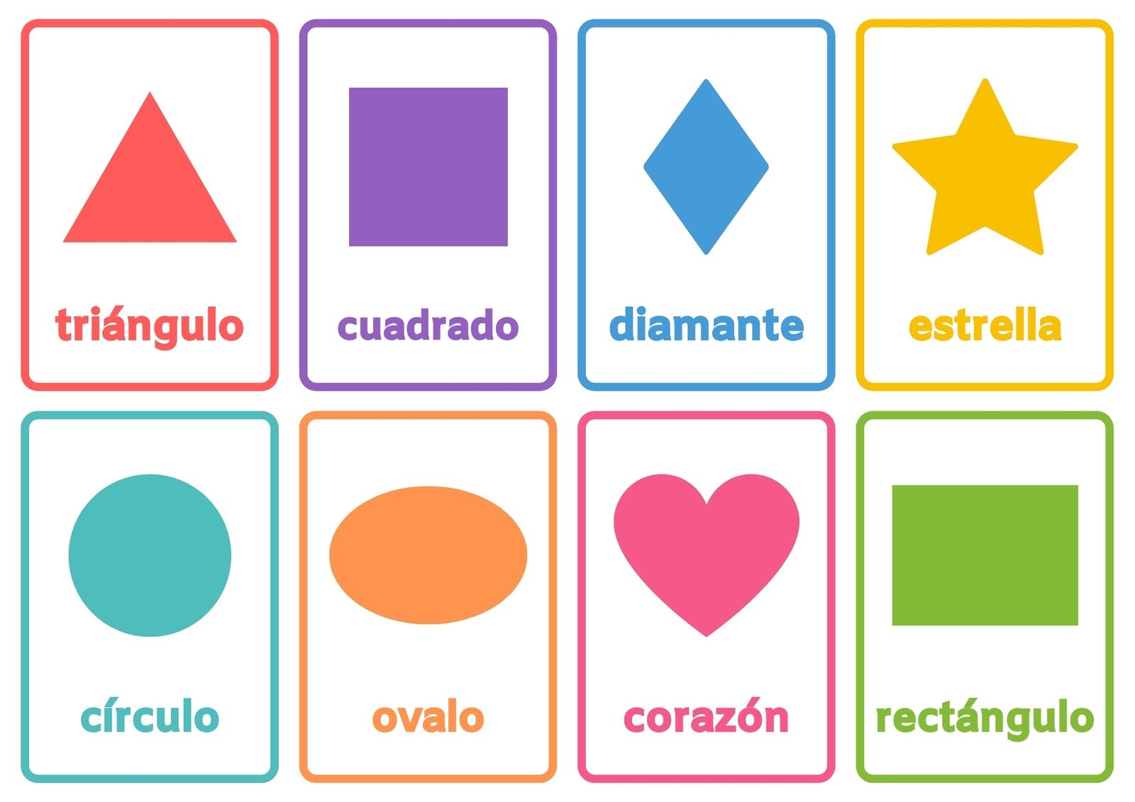 Tarjetas De Colores Imprimibles Y Personalizables Gratis Canva