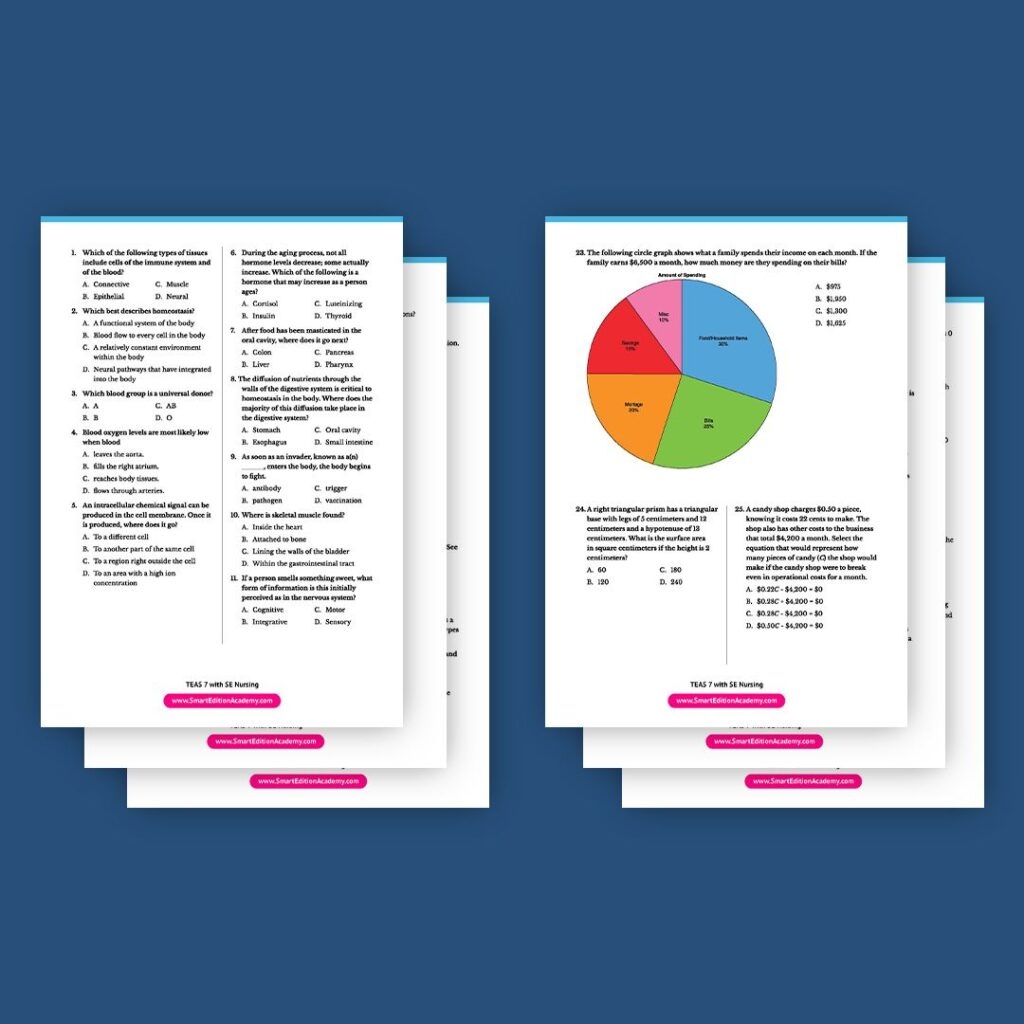TEAS Math Practice Test And Review Smart Edition Nursing