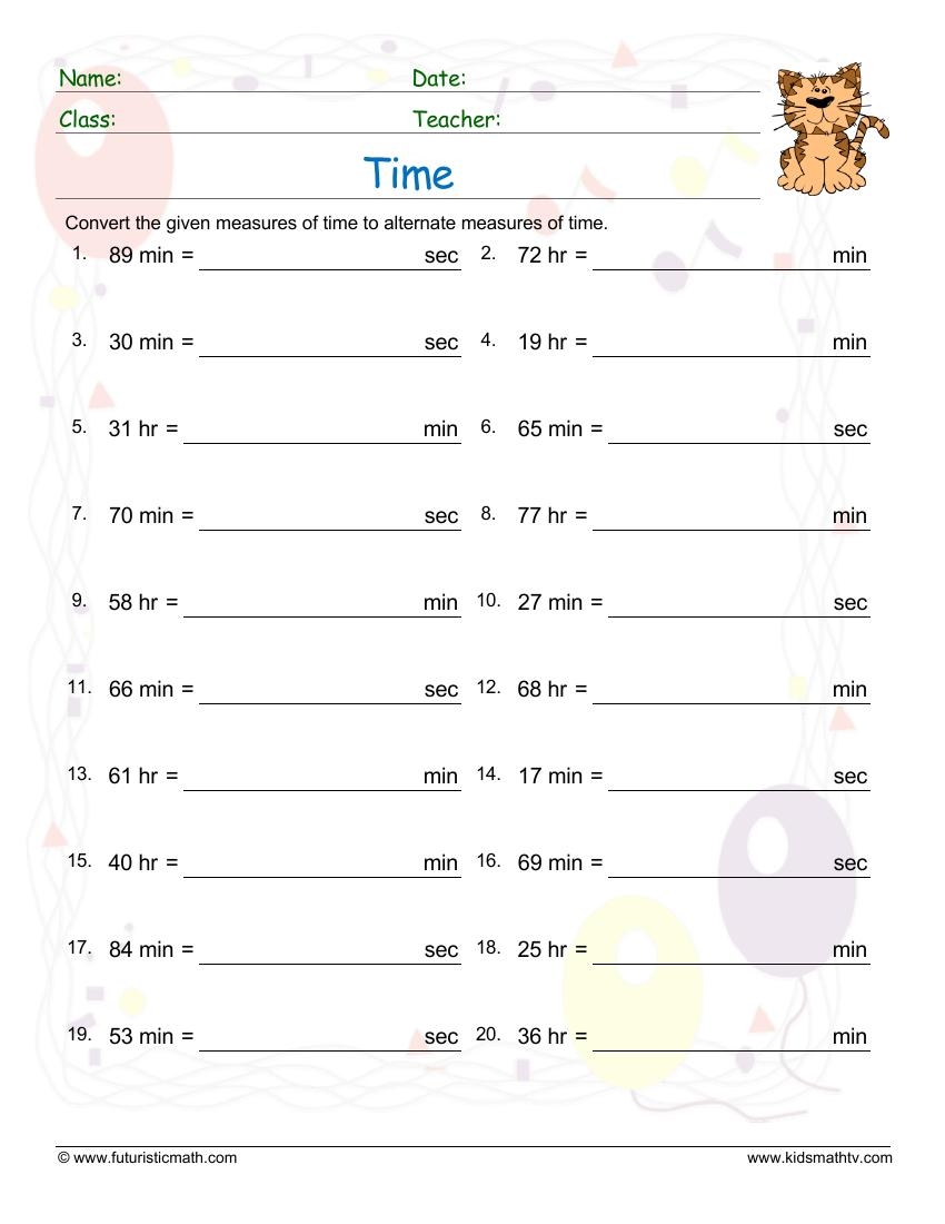 Telling Time Worksheets Pdf Downloads Math Champions