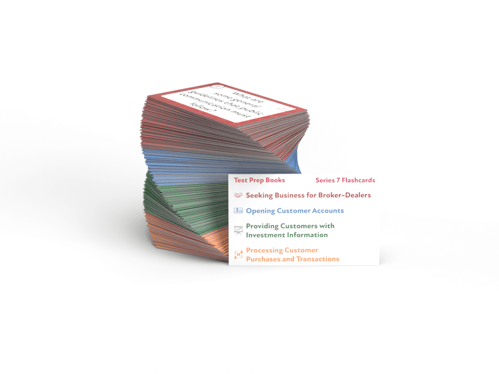 Test Prep Books Series 7 Exam Flashcards Practice Questions Full Color Walmart
