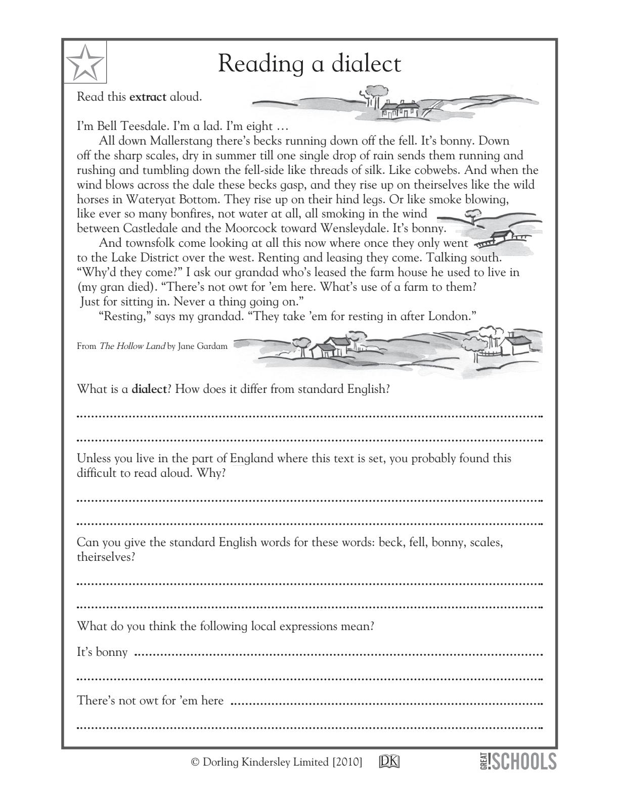 reading comprehension worksheets for 5th grade