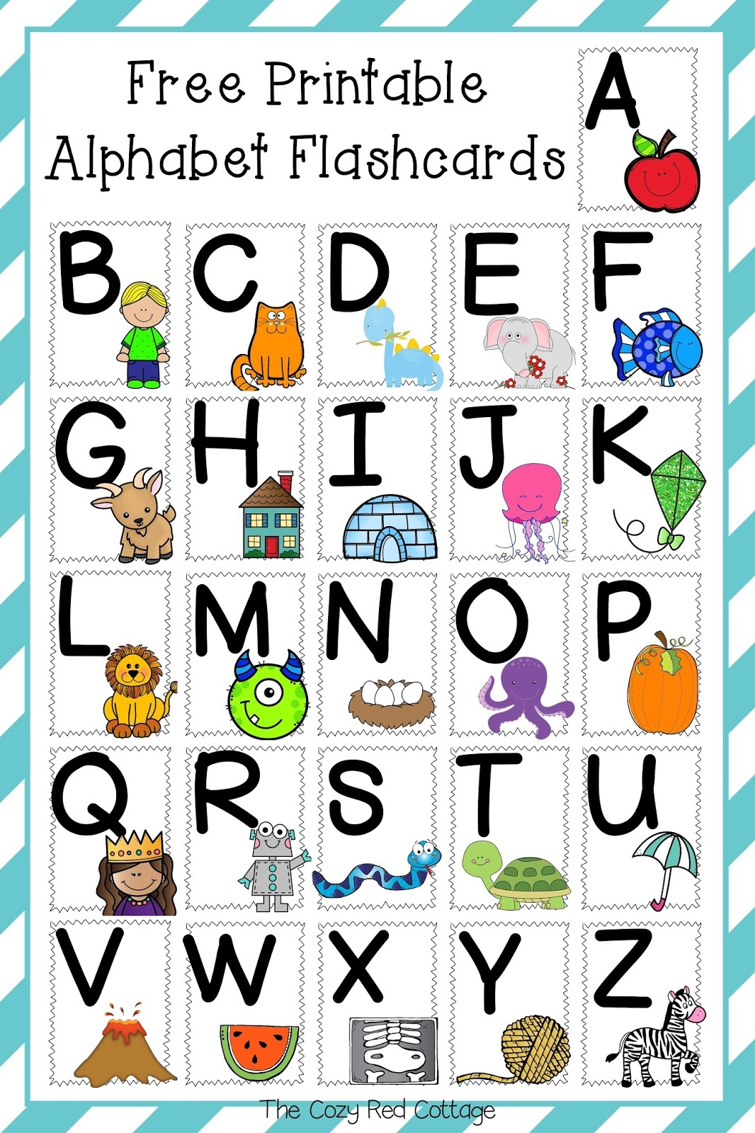 abc flashcards free printable