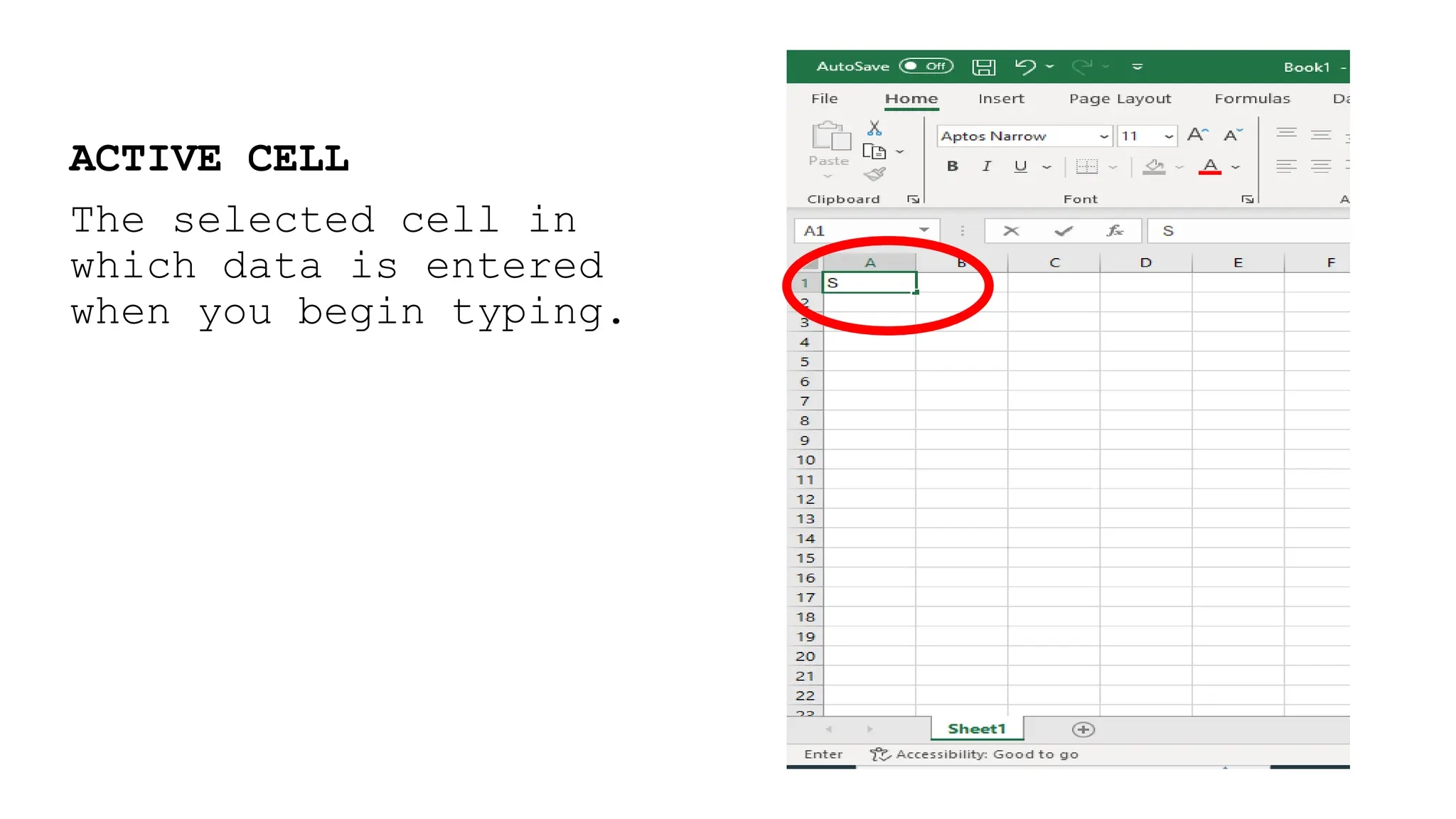 reference cell a1 from alpha worksheet
