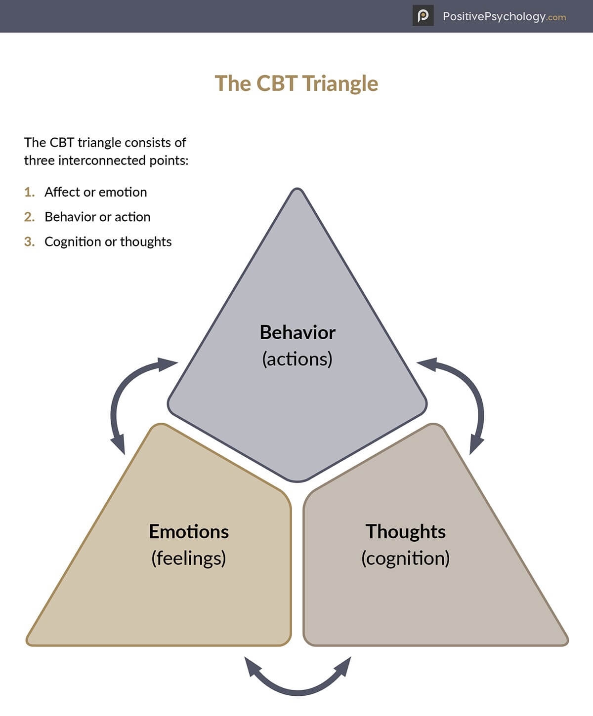 The Positive CBT Triangle Explained 11 Worksheets 