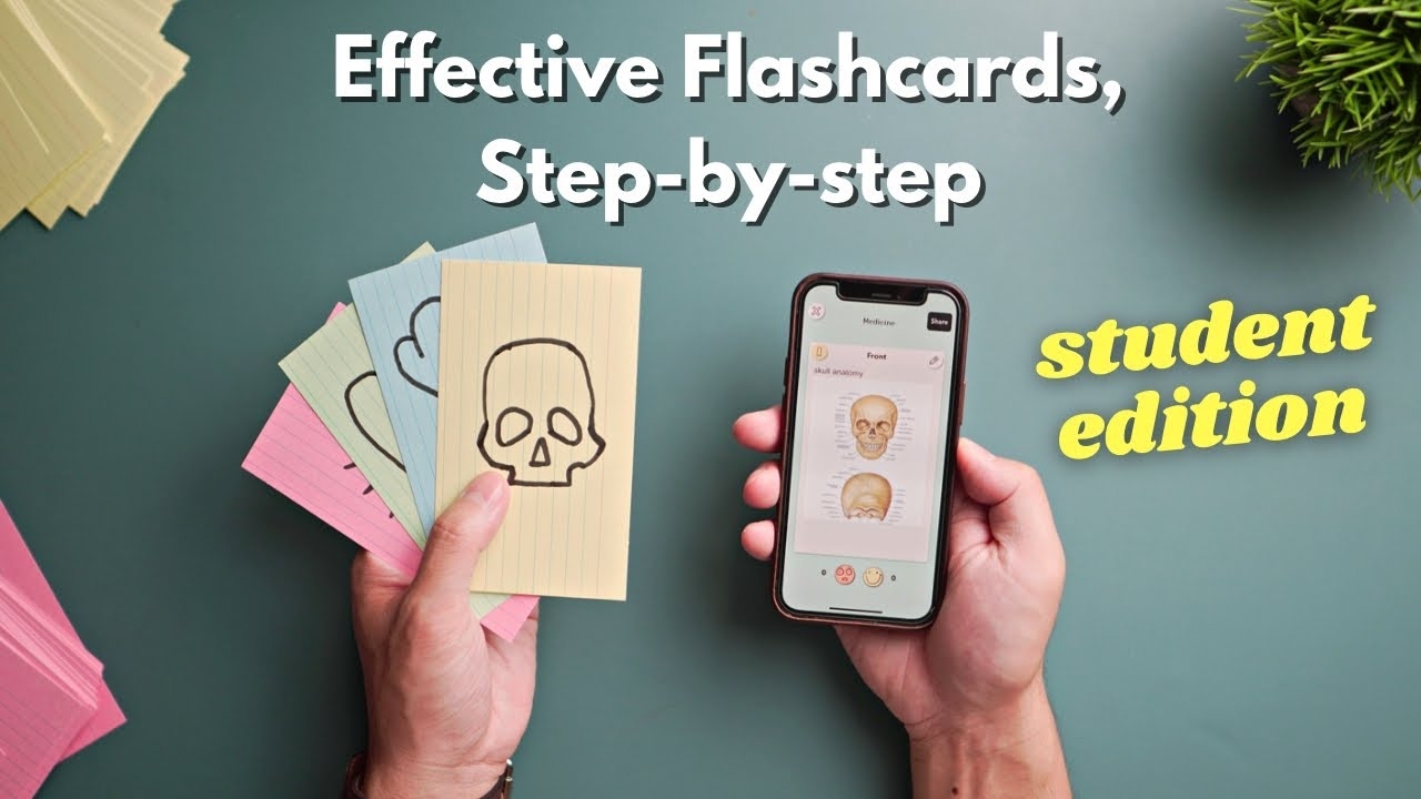 how to study with flashcards