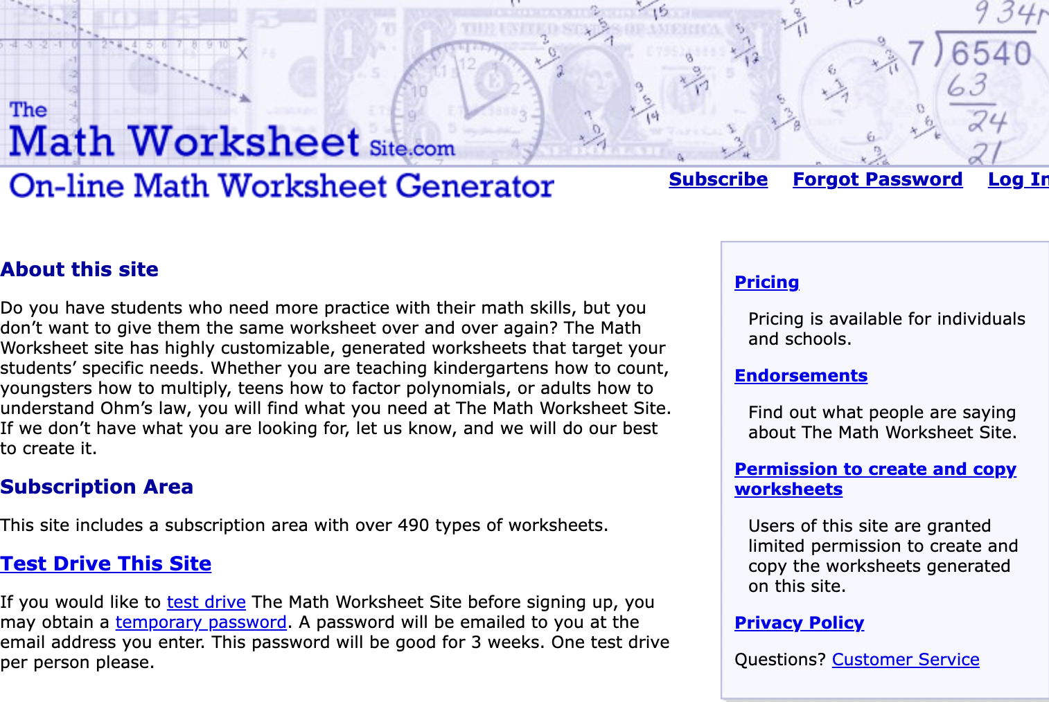 TheMathWorksheetSite Review August 2024 Update TopSchoolReviews