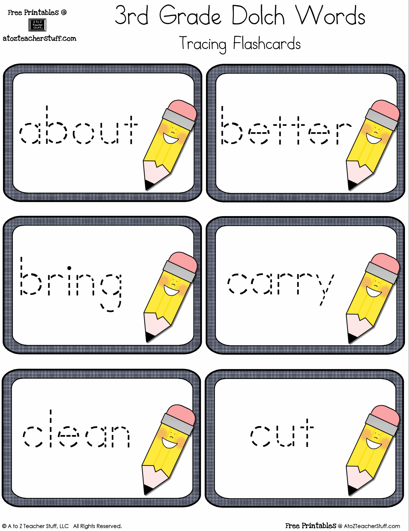 dolch sight word flashcards