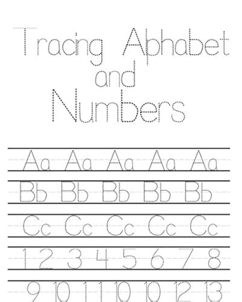 Tracing Alphabet And Numbers Tracing Letters And Learn Numbers 1 100 Workbook Practice For Kindergarteners Learning To Write Letters And Numbers Dayami Worksheets Amazon de Books