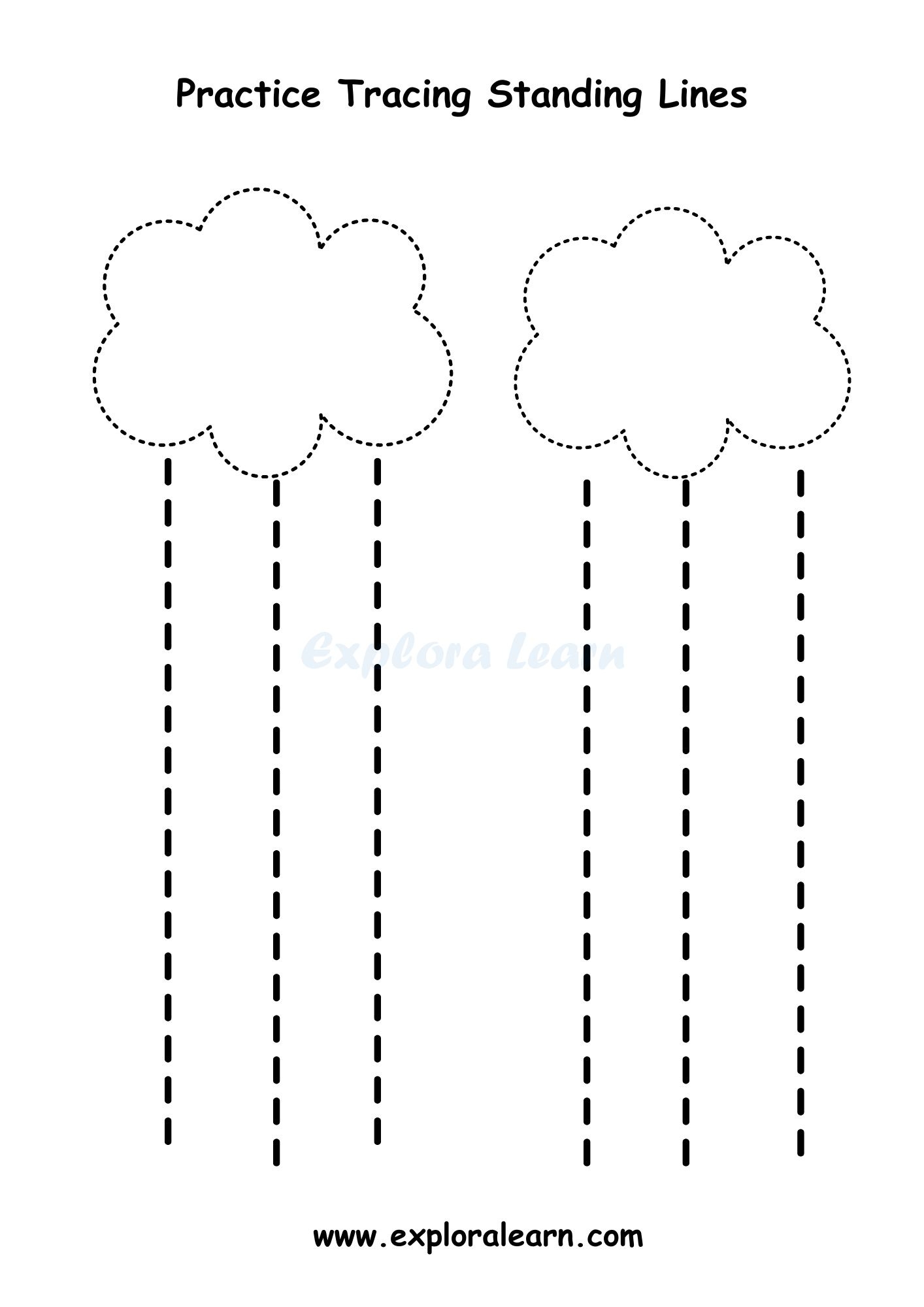 tracing lines worksheet