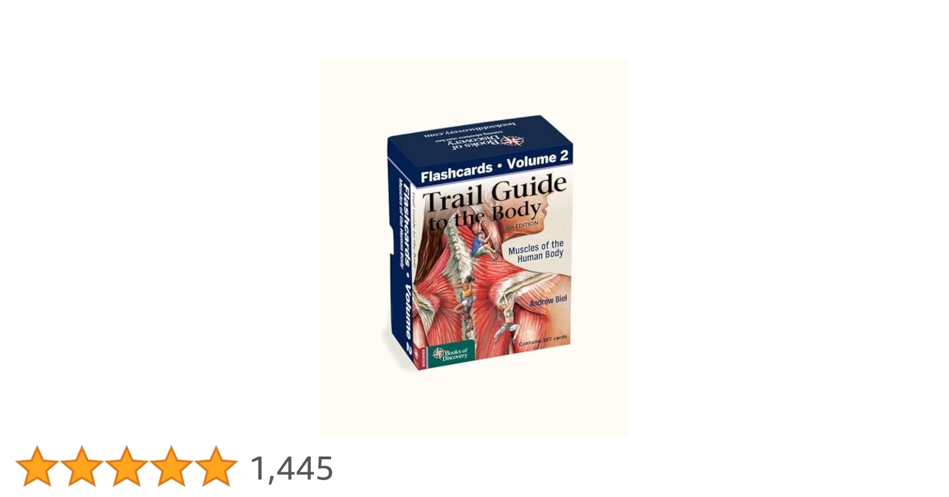 Trail Guide To The Body Flashcards Volume 2 Muscles Biel Andrew Amazon de Books