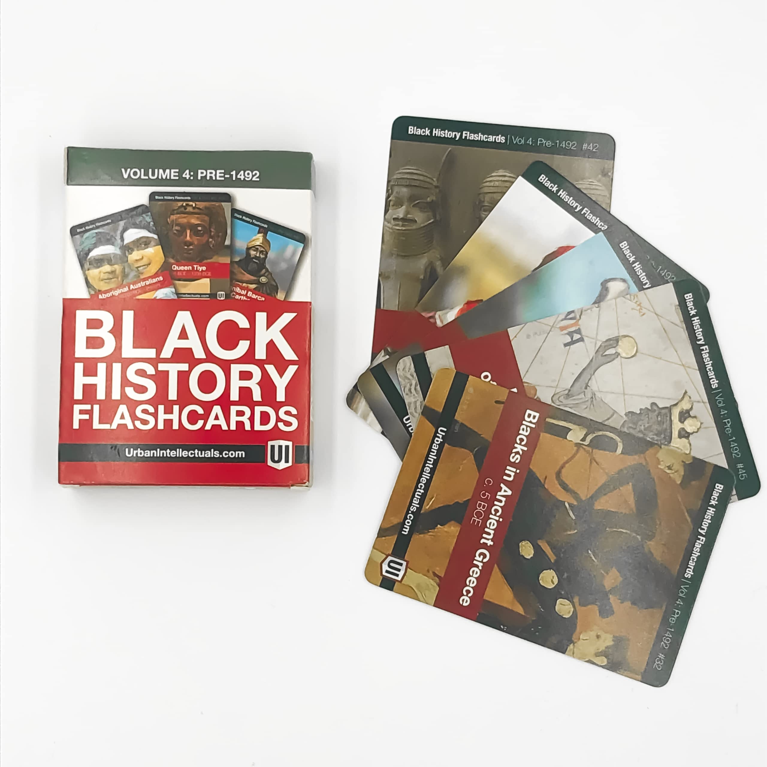 Urban Intellectuals Black History Flashcards 52 Educational Card Deck Volume 4 Amazon in Toys Games