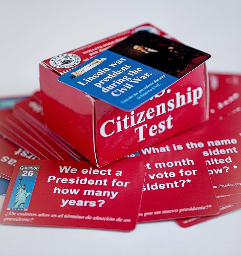 US Citizenship Test Civics Flash Cards For The Naturalization Exam With All Official 128 USCIS Questions And Answers Illustrated Pocket Box Set Flashcards To Help Study For The American Civics Immigration