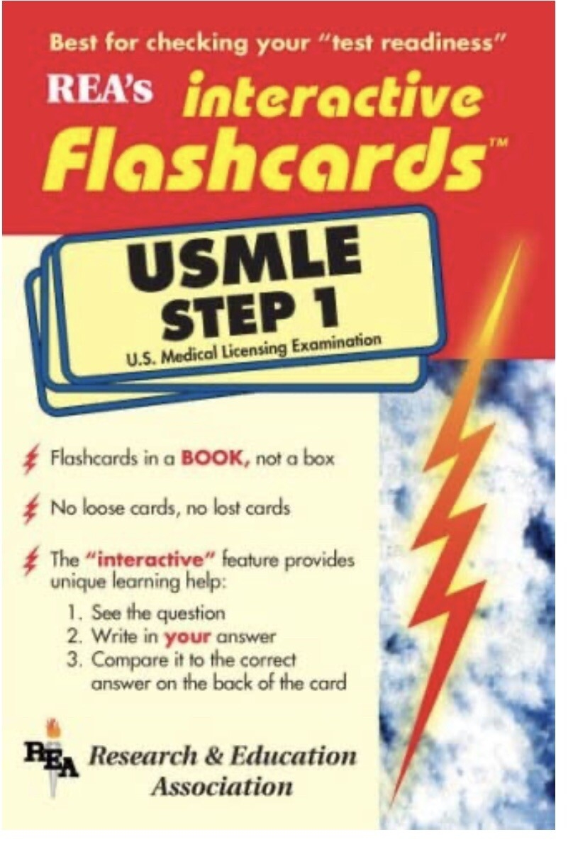 flashcards for step 1