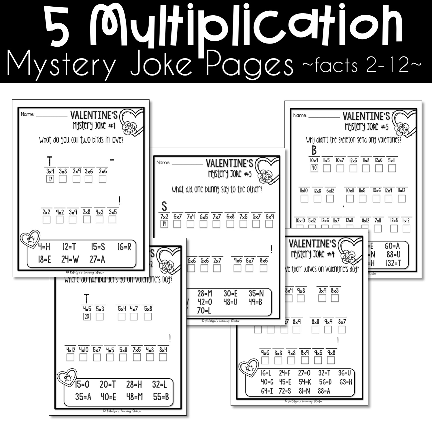 Valentines Day Multiplication And Division Worksheets Made By Teachers