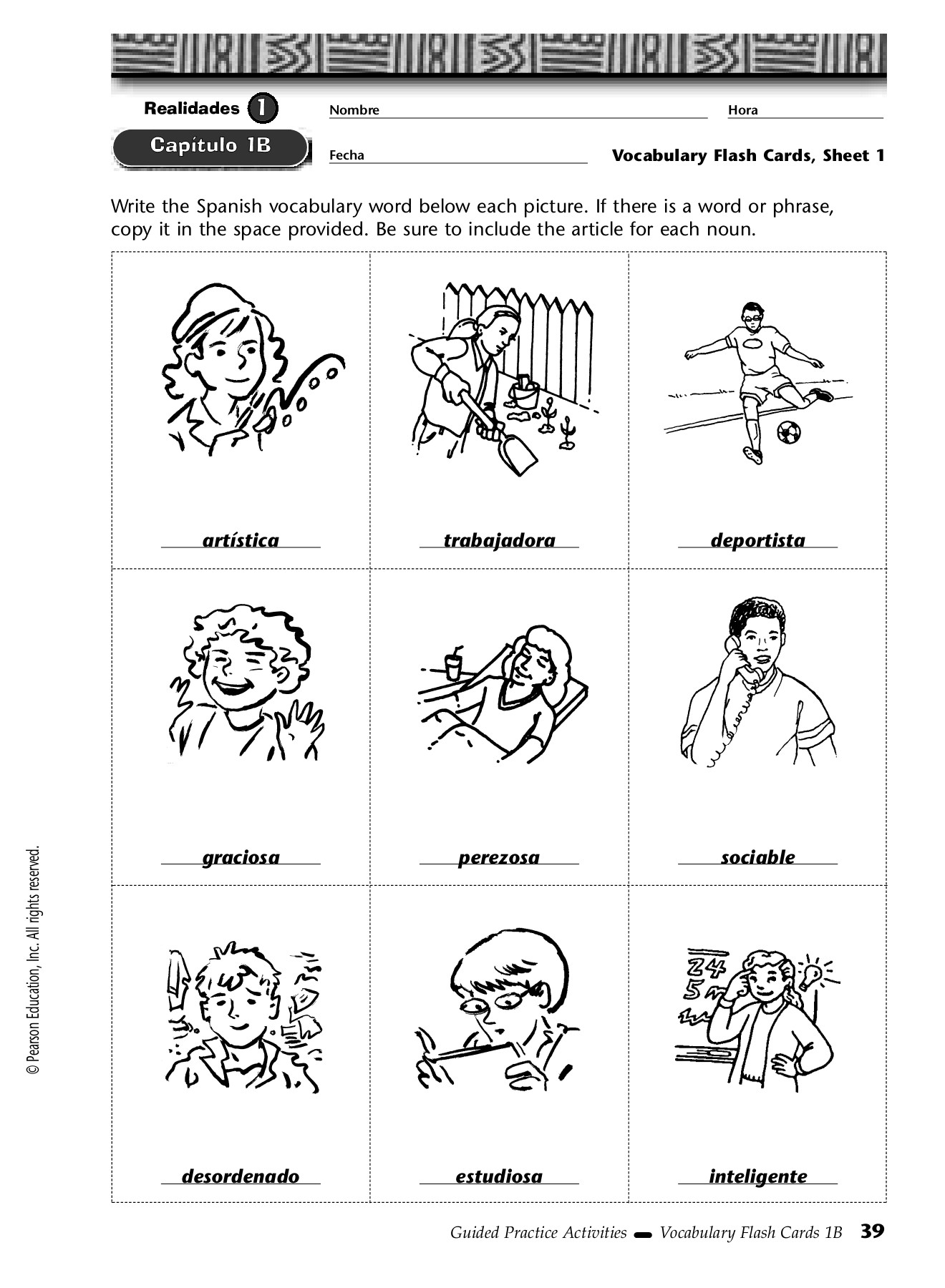 Vocabulary Flash Cards Sheet 2 Flip EBook Pages 1 8 AnyFlip
