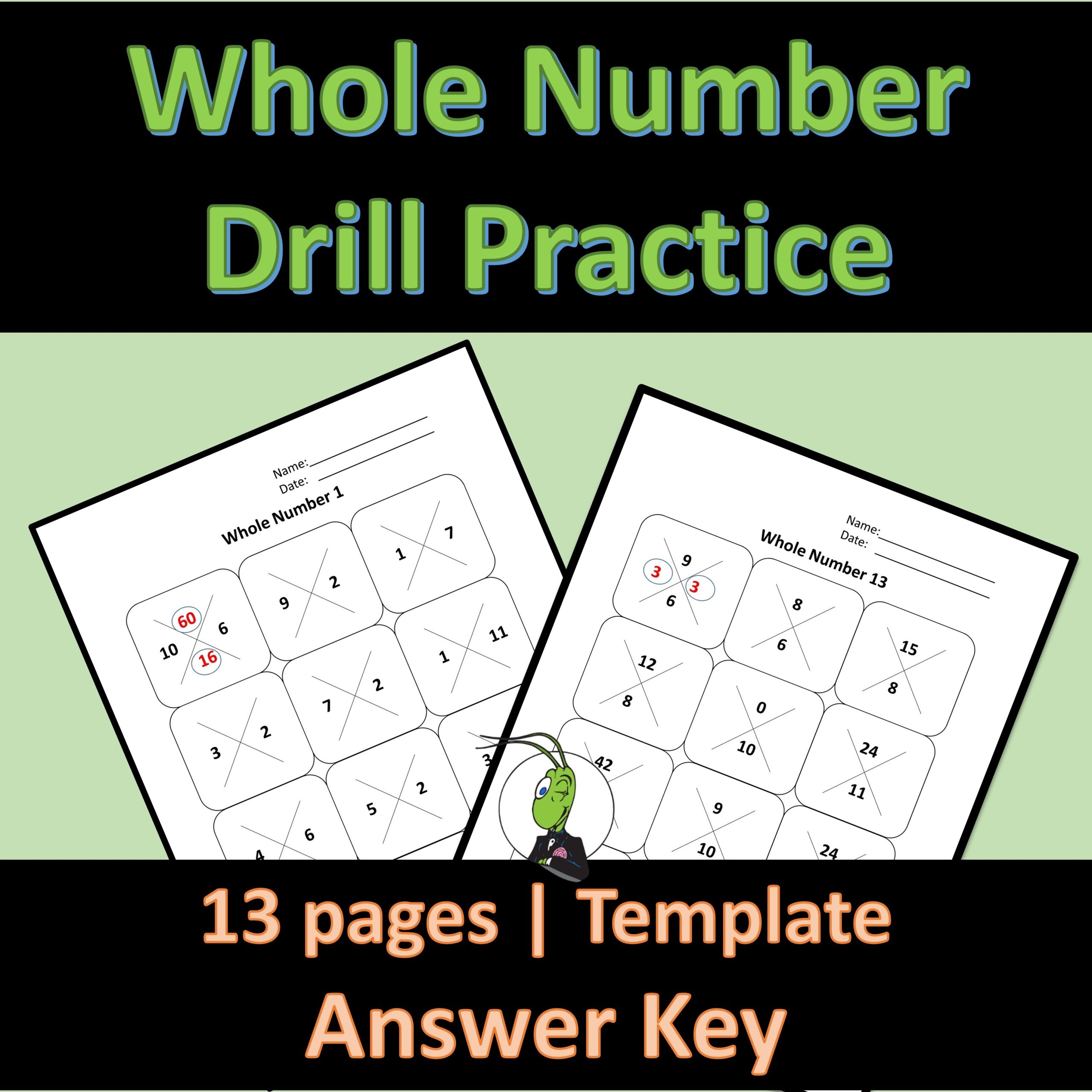 Whole Number Drill Multiply And Add Practice Game Diamond x Made By Teachers Whole Number Drill Multiply And Add Practice Game Diamond x Made By Teachers