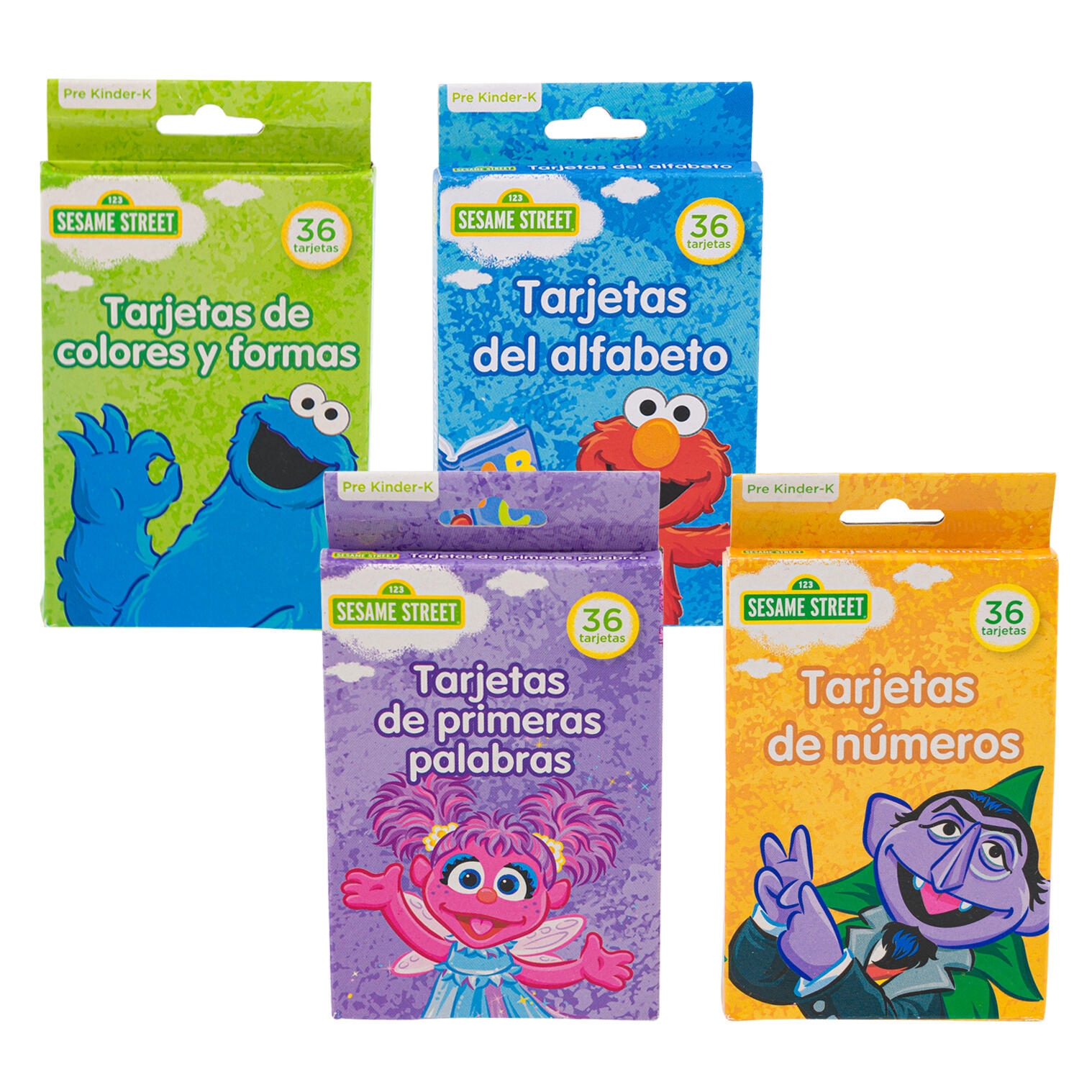Wholesale Sesame Street 36ct Flash Cards MULTICOLOR SKU 75398
