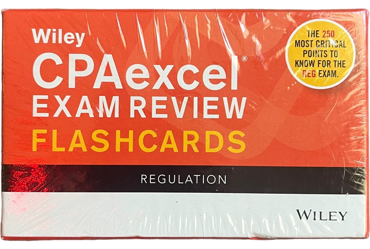Wiley CPAexcel Regulation CPA Exam Review Flashcards January 2016 EBay