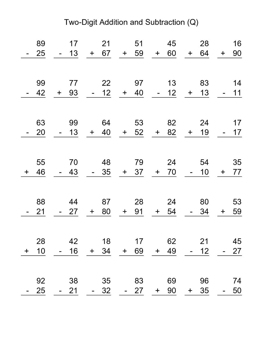 math worksheet for 3rd grade