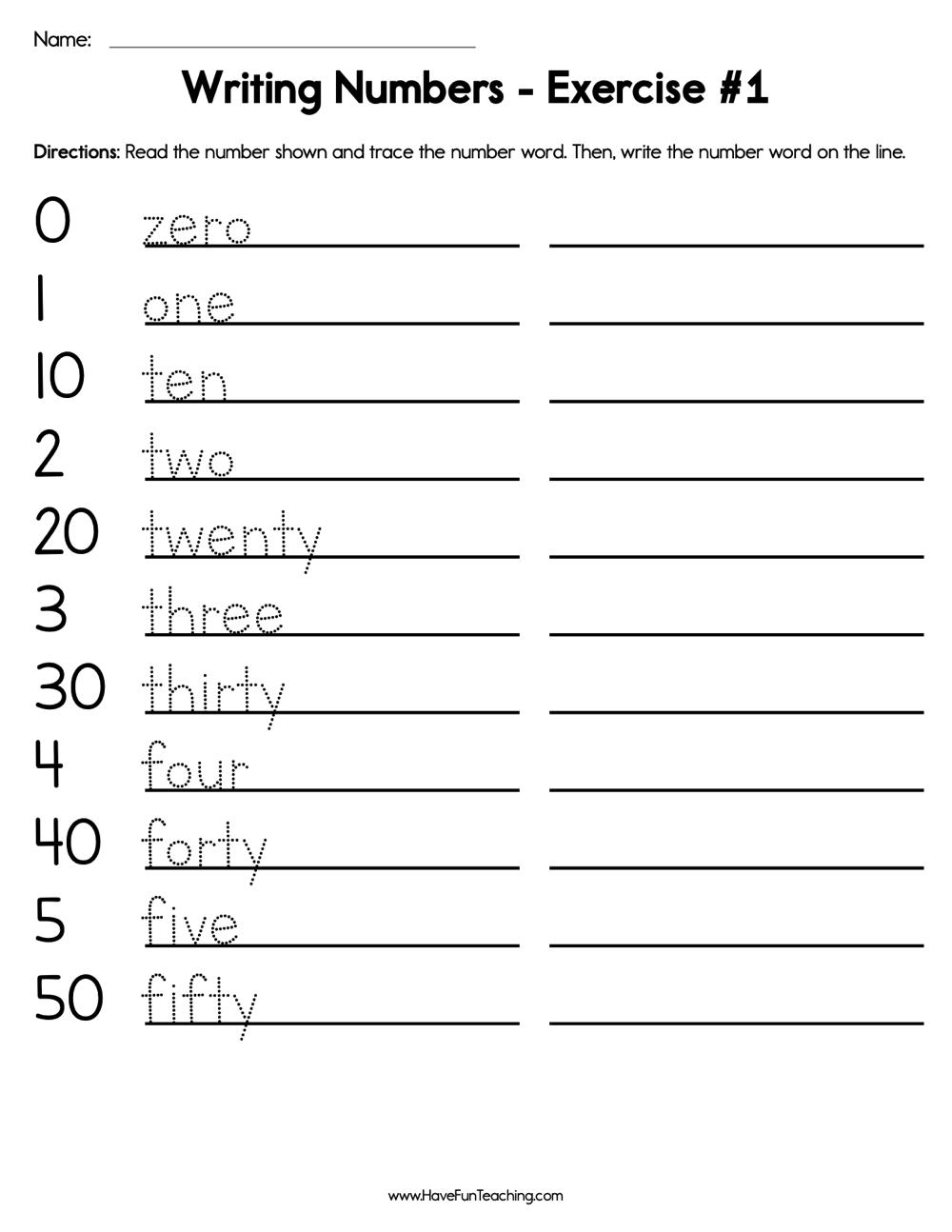 Write Numbers To 100 Worksheet Have Fun Teaching